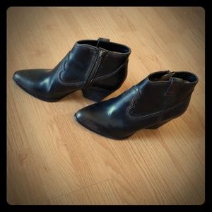 Frye Black Ankle Boots